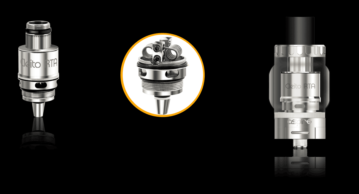 Aspire Cleito RTA System in VapeSourcing