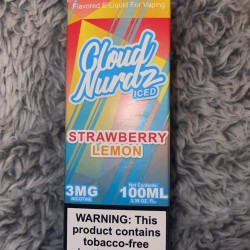 Cloud Nurdz Strawberry Lemon ICED E-juice