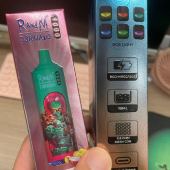 R and M Tornado 9000 Puffs Disposable Vape review