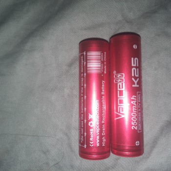 good Vapcell K25 18650 Battery