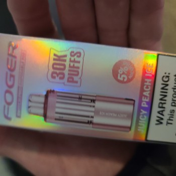 Juicy peach ice foger switch pro 30000 disposable pod