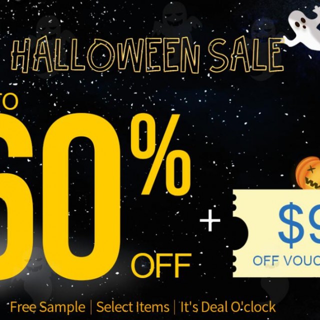 Special Halloween Event And Big Discount Promotions