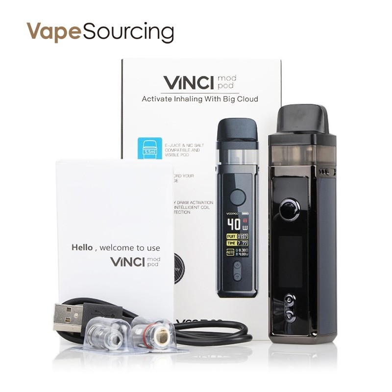 VOOPOO VINCI Mod 40W Pod System Kit Package