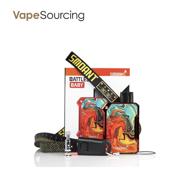 Smoant Battlestar Baby Pod System Kit Package