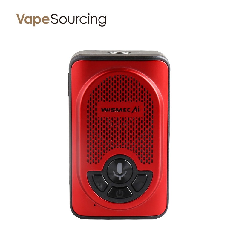 WISMEC AI Alexa Box Mod Red Frontal view