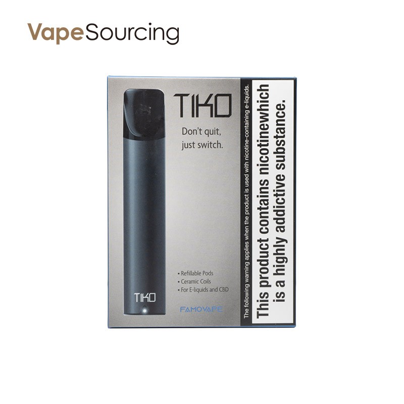 Famovape Tiko Pod System kit package