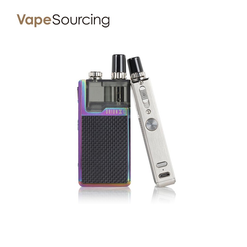 lost vape orion q-pro 24w pod system kit side and tilted view