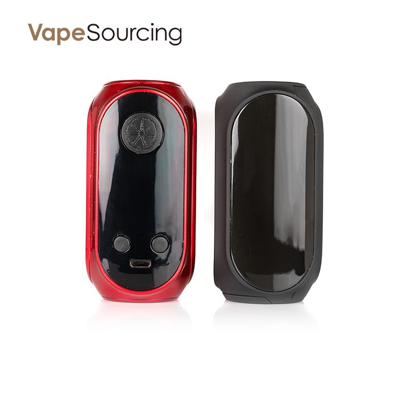 asmodus tribeaut 80w box mod front and tilted view