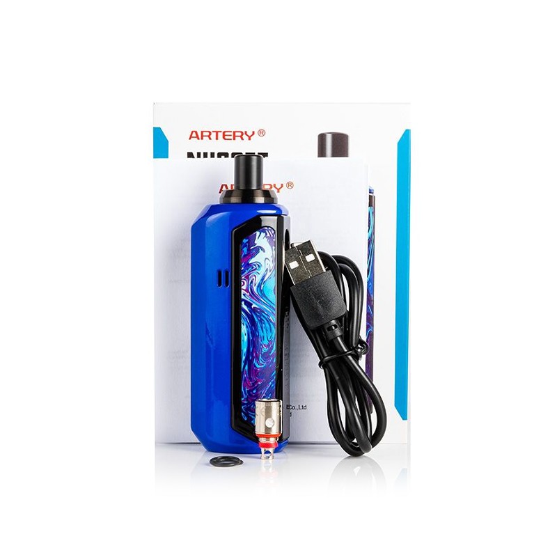 artery nugget aio 40w pod system kit package contents
