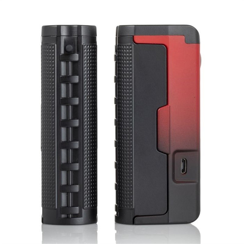 dovpo topside lite 90w squonk box mod back view and side view