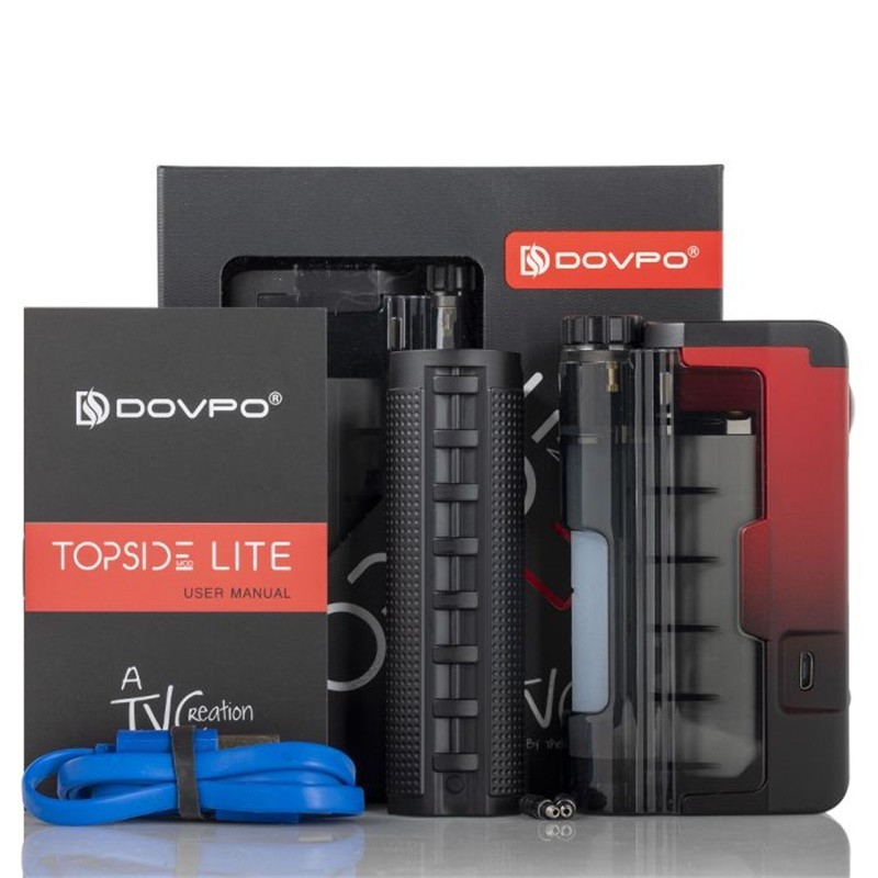 dovpo topside lite 90w squonk box mod package contents