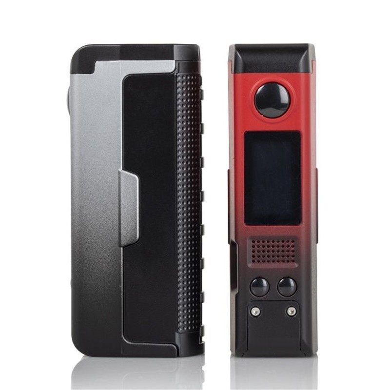 dovpo topside lite 90w squonk box mod side and front user interface view