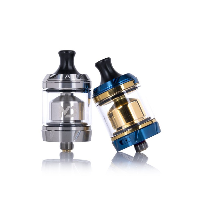 hellvape md 24mm rta stainless and tilted view