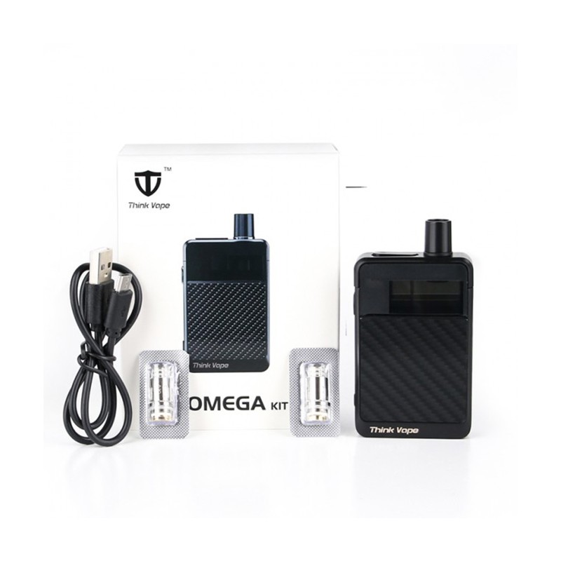think vape omega 30w kit package contents