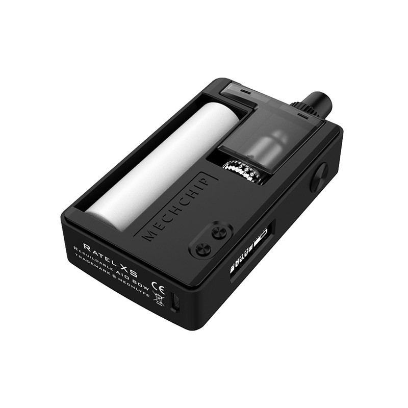 Mechlyfe Ratel XS AIO 80W Rebuildable Pod Kit 18650 battery