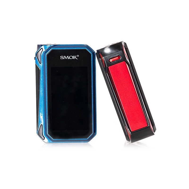 smok g-priv 2 230w touch screen box mod front and side view