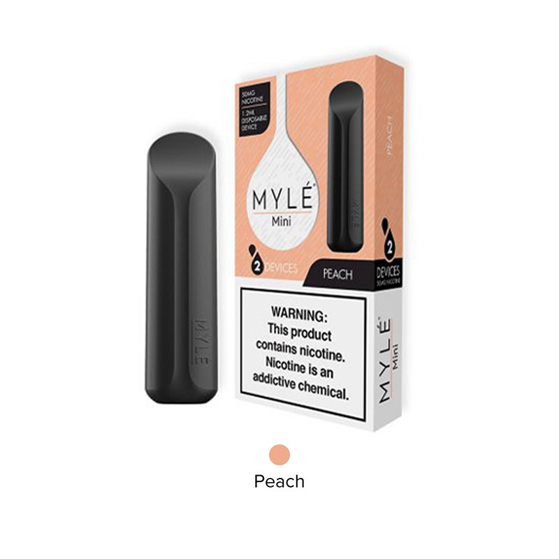 MYLE Mini Disposable Pod Device Peach