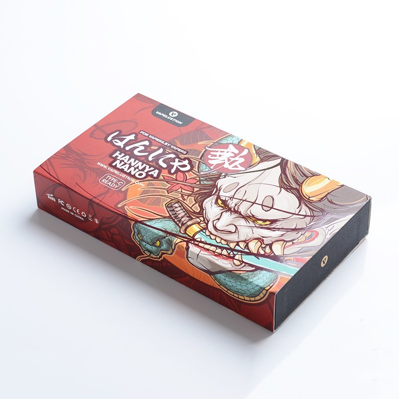 Vapelustion Hannya Nano Pod System kit Package Box