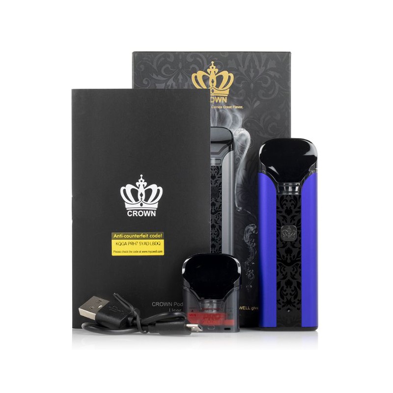 uwell crown 25w pod system kit package contents