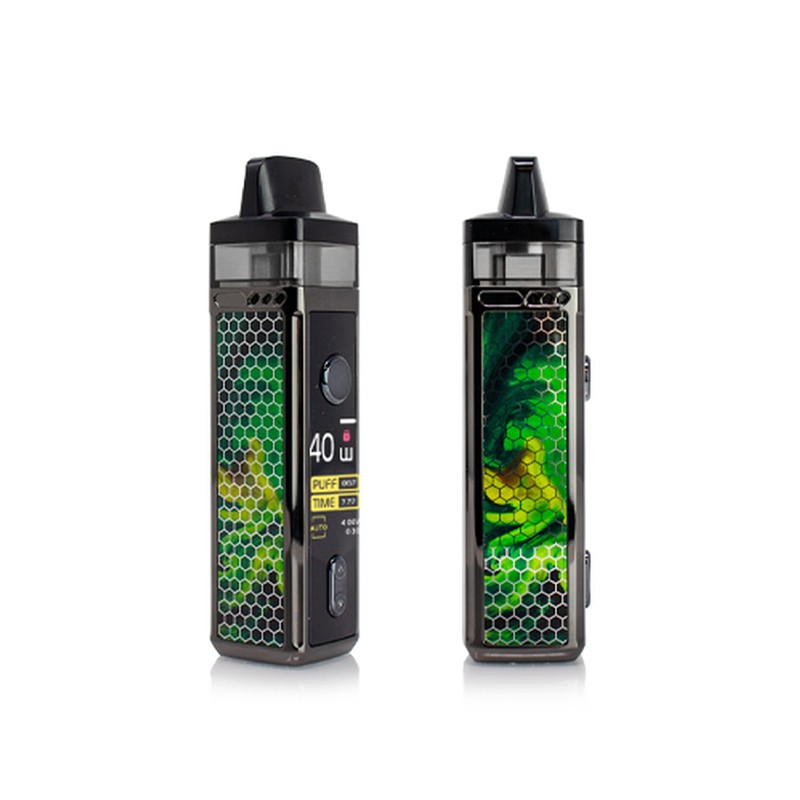 VINCI Mod 40W Pod System Kit Resin cell pattern-Jade Green