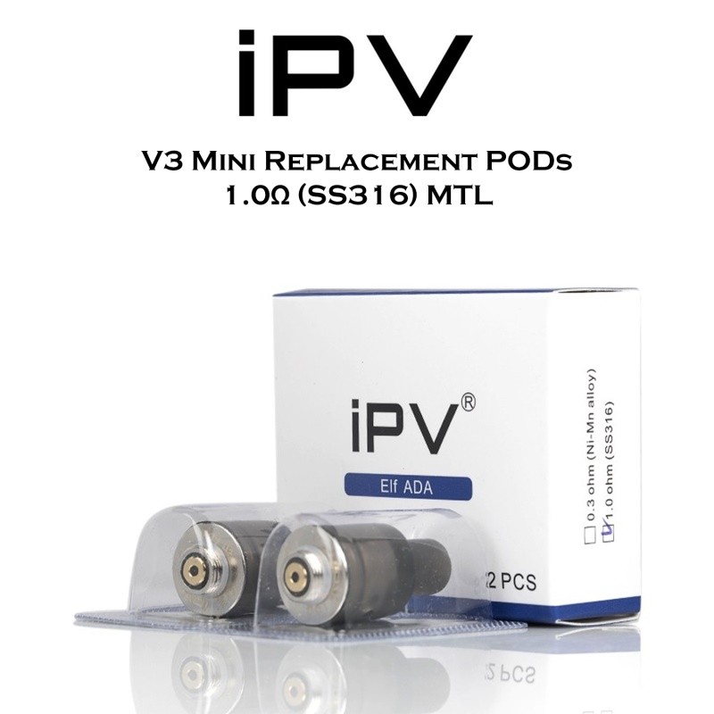 IPV Elf ADA Replacement Pods MTL 1.0ohm