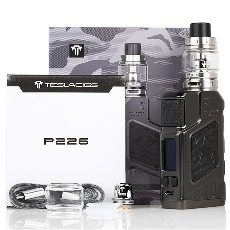 Teslacigs P226 Kit package contents