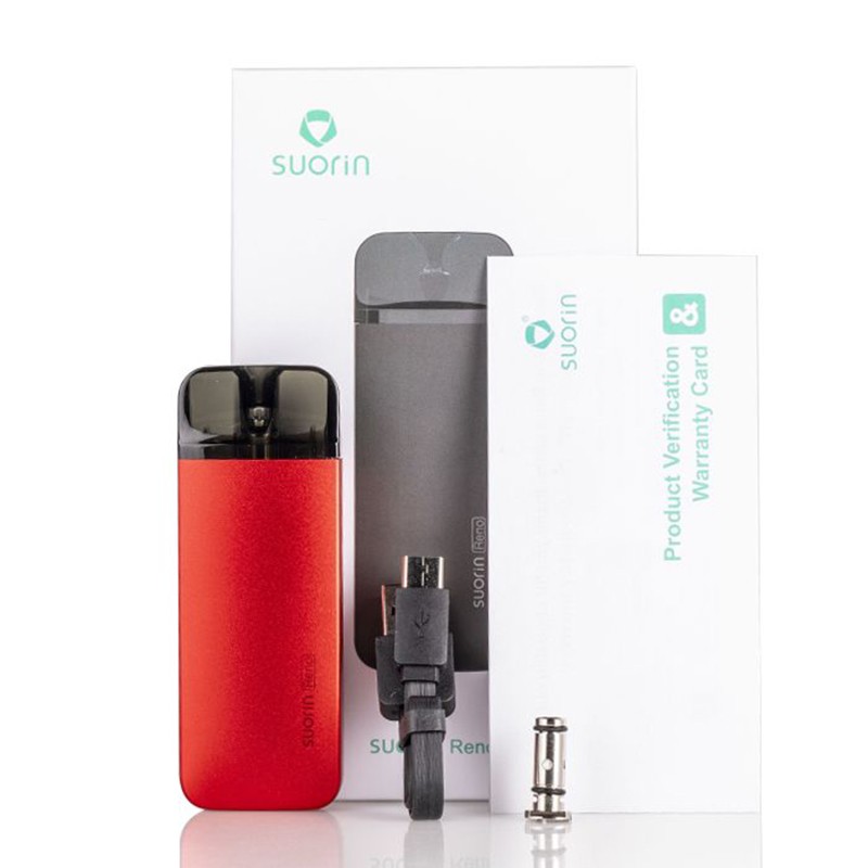 suorin reno 13w pod kit package contents