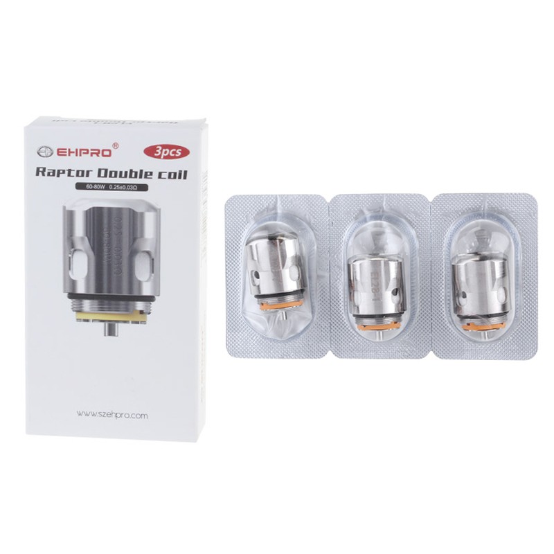 Ehpro Raptor Replacement Mesh Coil Dual 0.25ohm