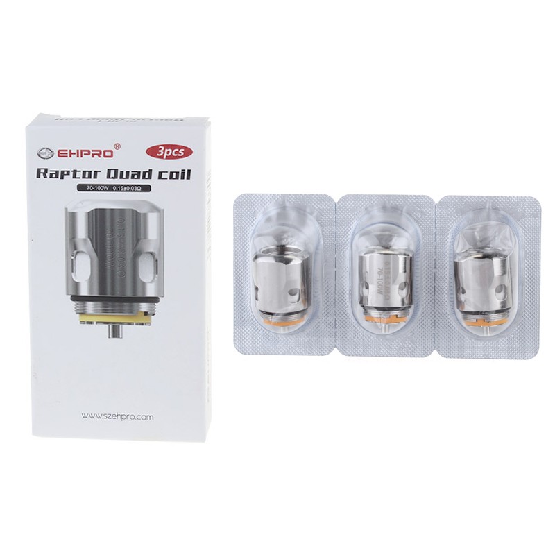 Ehpro Raptor Replacement Mesh Coil Quad 0.15ohm