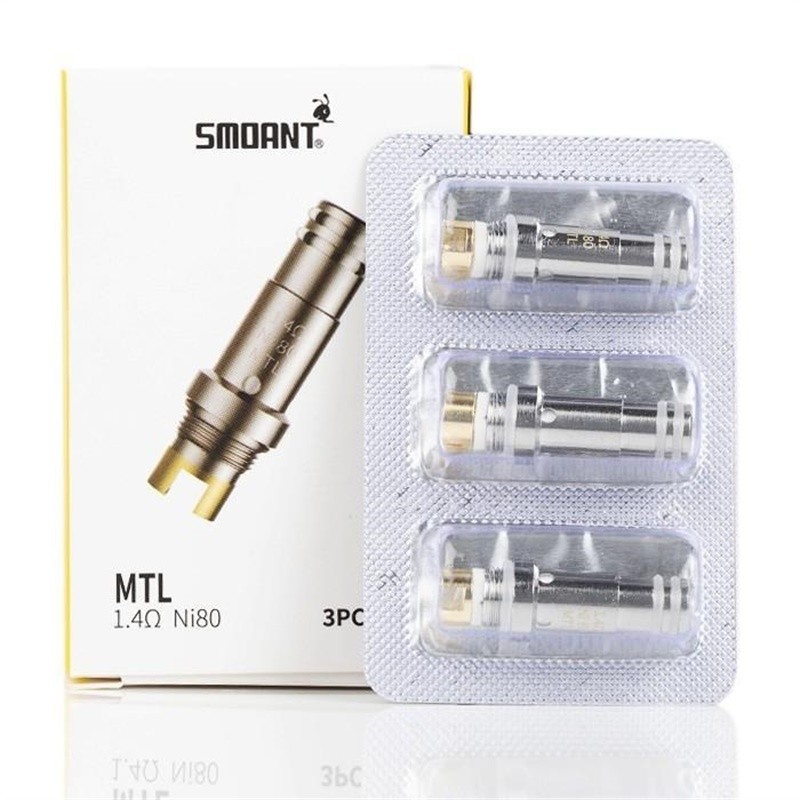 Smoant Pasito Replacement Coils MTL-Ni80 1.4ohm package