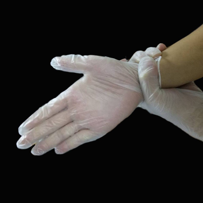 Transparent PVC gloves