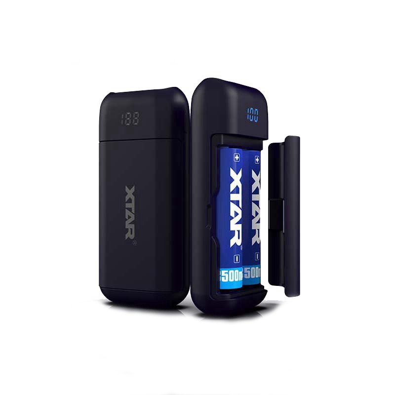 Xtar PB2S Charger battery cap removed