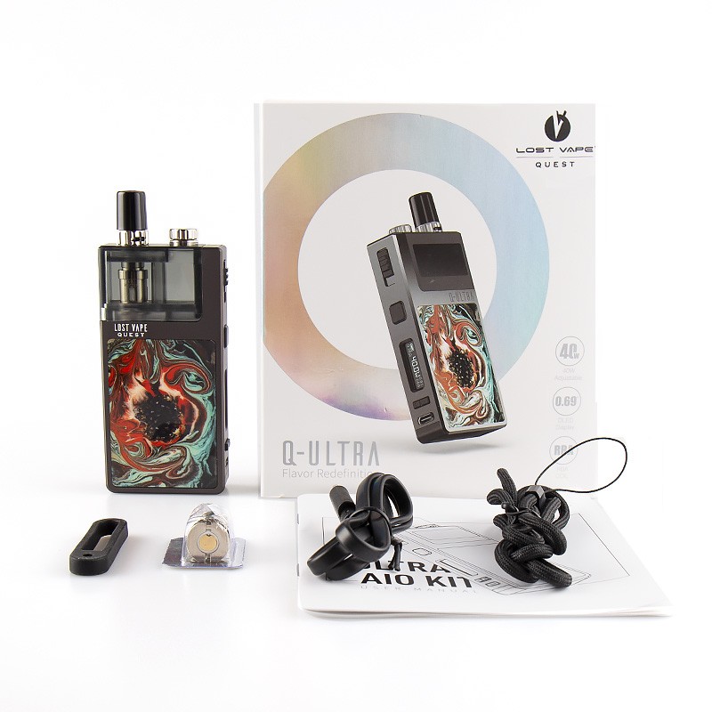 lost vape q-ultra kit package contents
