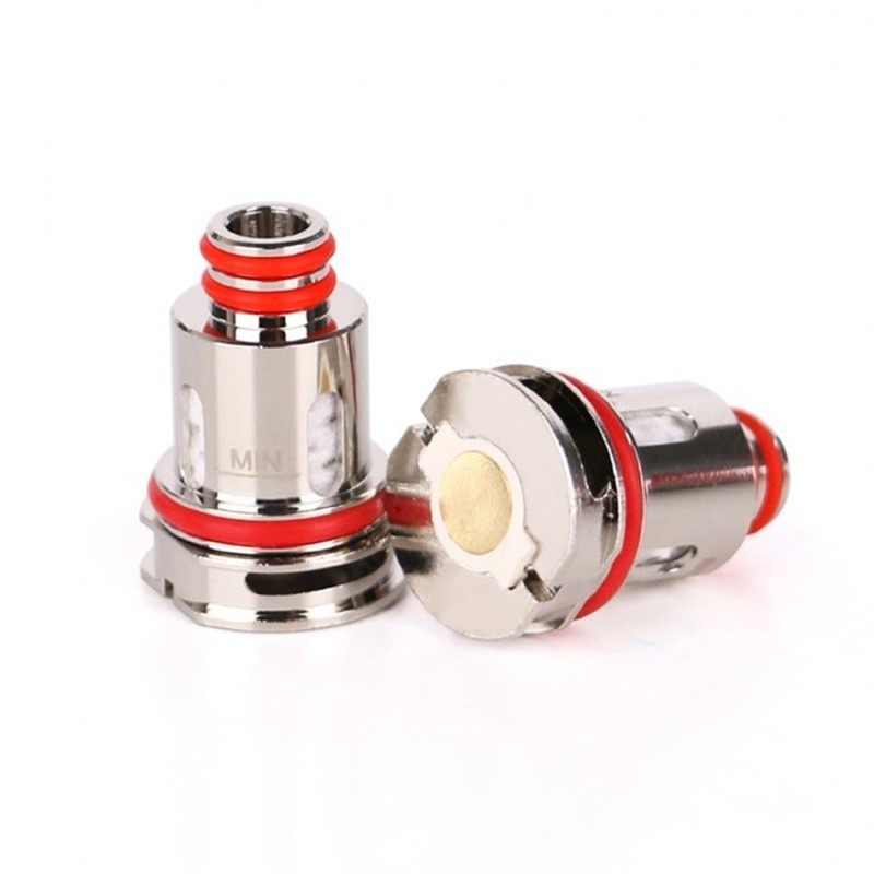AE 0.4ohm Mesh Coil standing and bottom view