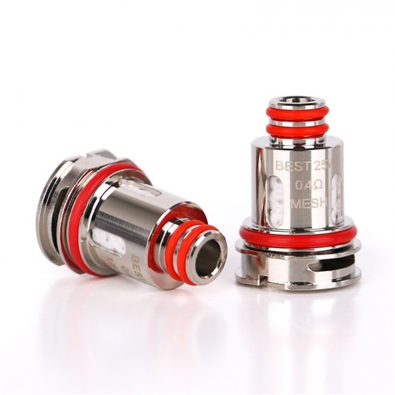 AE 0.4ohm Mesh Coil standing and top view