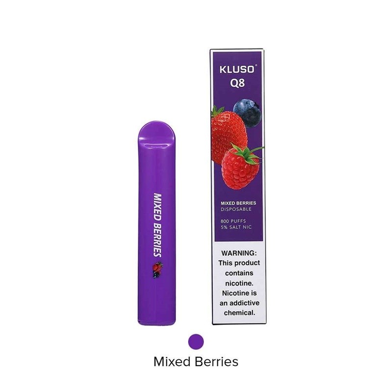 KLUSO Q8 Disposable Pod Kit 550mAh Mixed Berries