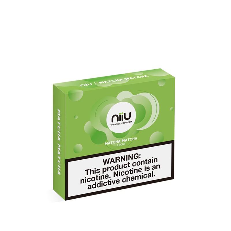 Niiu Matcha Matcha Pods package box