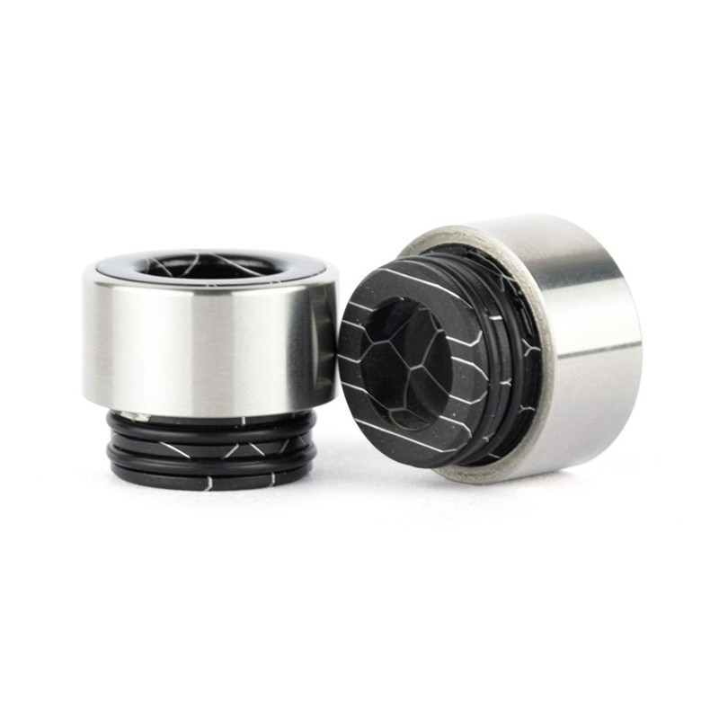 Reewape RS316SS Resin 810 Drip Tip front and bottom view