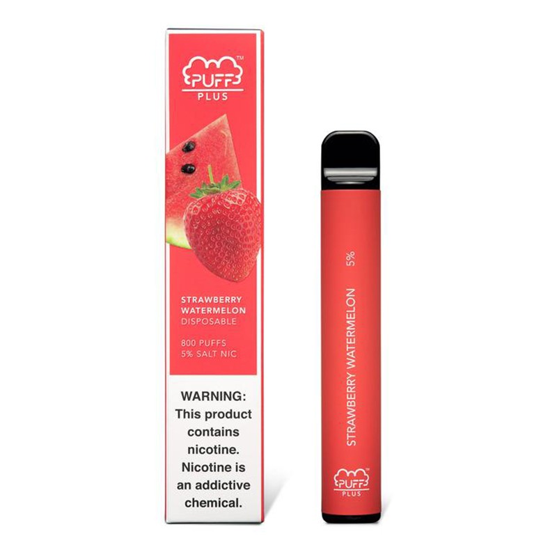 puff bar plus disposable pod device strawberry watermelon