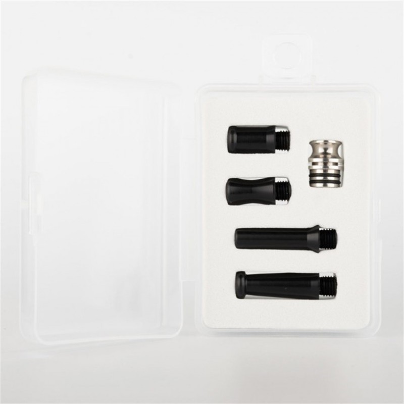 Buy Authentic Reewape T1 Clear 510 Drip Tip Kit for Atomizers