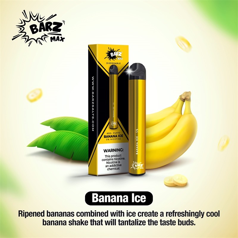 Barz Max Disposable Pod Device Banana Ice