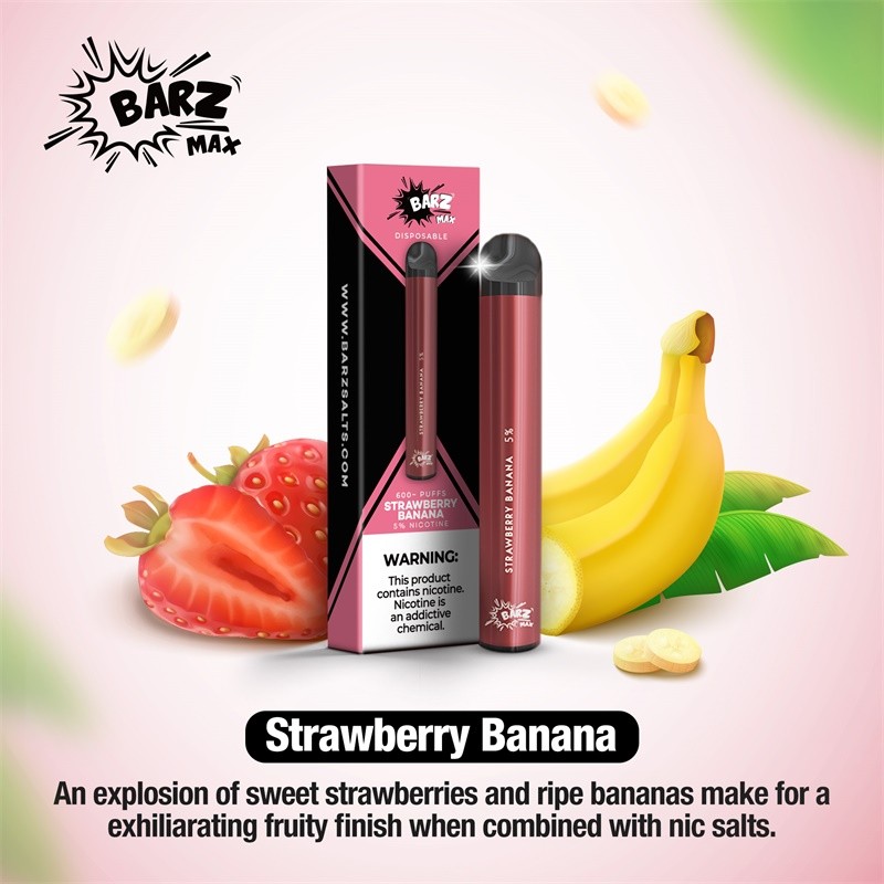 Barz Max Disposable Pod Device Strawberry Banana