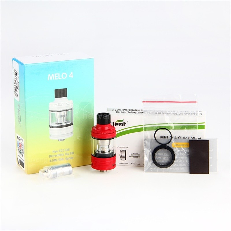 Eleaf Melo 4 D22/D25 Atomizer Package Contents