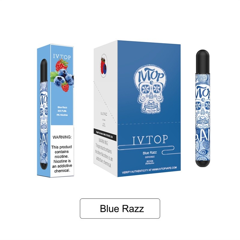 IVTOP Bang Disposable Pod Device Blue Razz Package