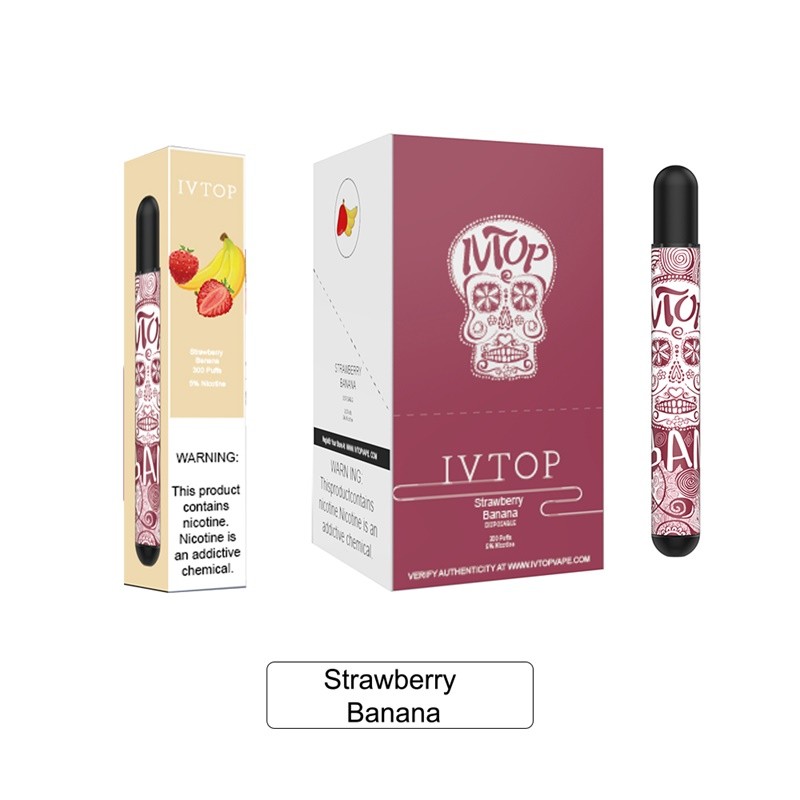 IVTOP Bang Disposable Pod Device Strawberry Banana Package