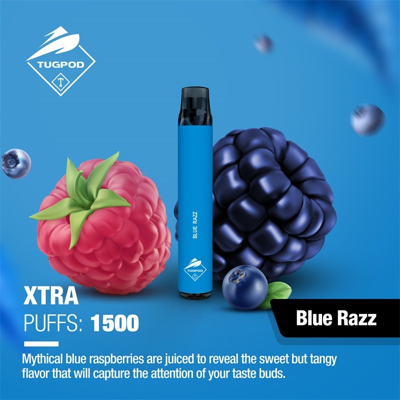 Tugpod XTRA Disposable Pod Device Blue Razz