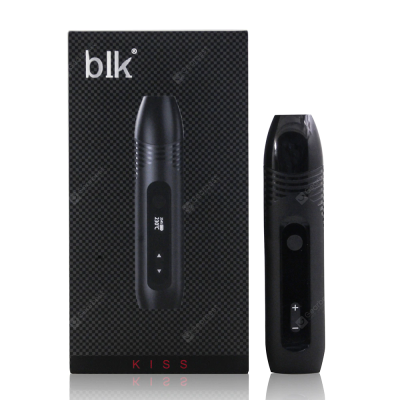 kingtons blk kiss dry leaf vaporizer package box