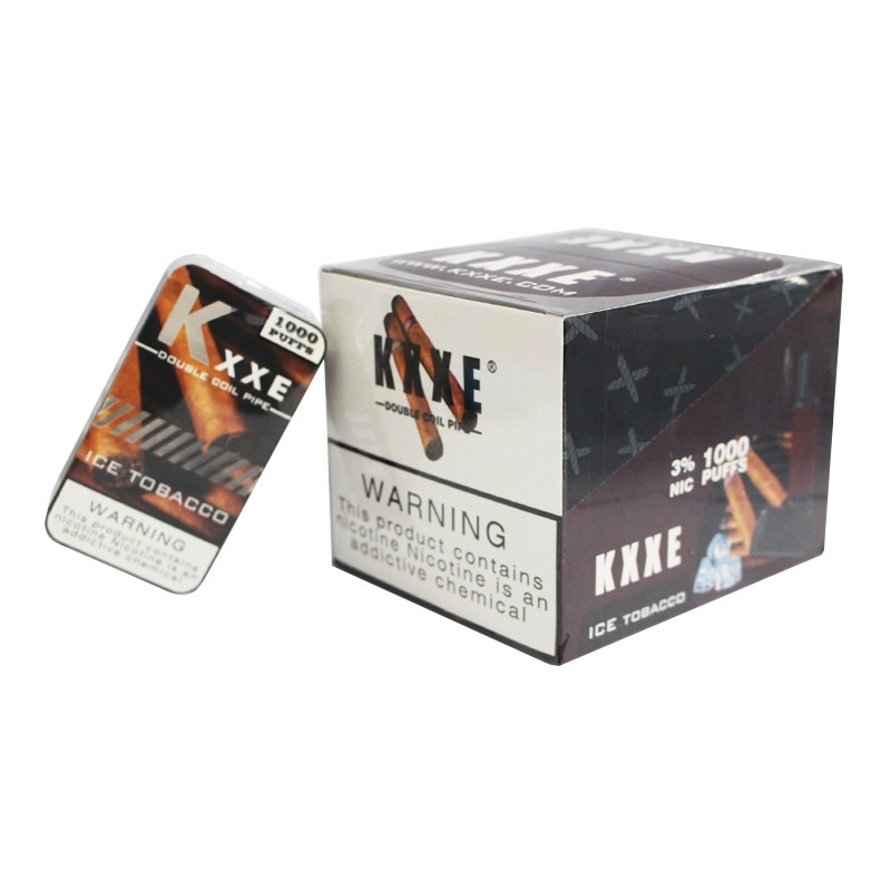 KXXE Disposable Vape Device Ice Tobacco Box