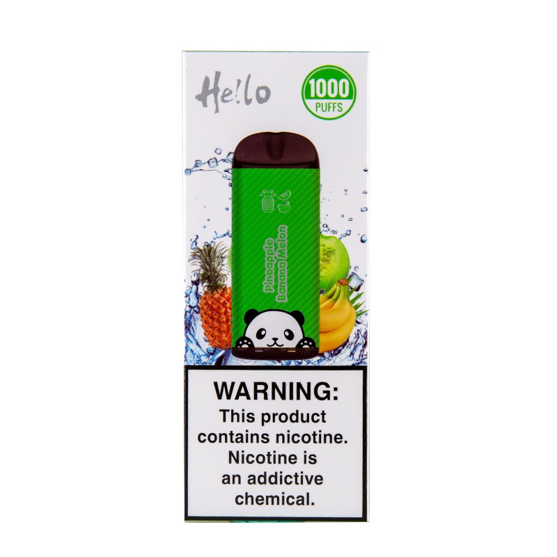gtrs hello disposable pineapple banana melon box