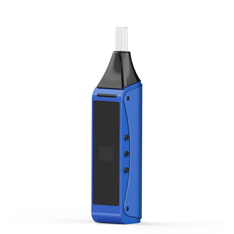 hugo vapor anix edge v2 dry herb vaporizer rubber blue